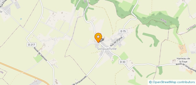 localisation de l'entreprise MADAME NATHALIE FREBOURG  SORQUAINVILLE