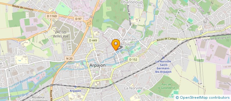 localisation de l'entreprise MADAME NATHALIE FREMIOT à SAINT-GERMAIN-LES-ARPAJON