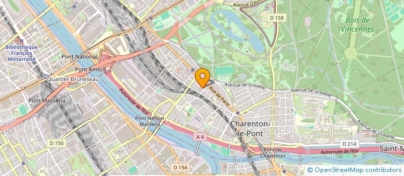 localisation de l'entreprise MADAME NATHALIE FREOA à CHARENTON-LE-PONT