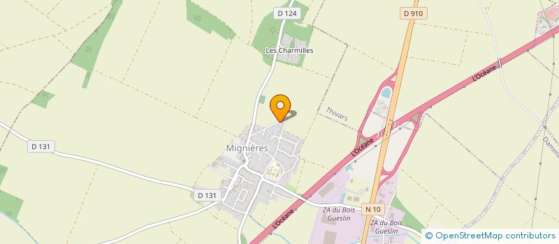 localisation de l'entreprise MADAME NATHALIE FREON à MIGNIERES