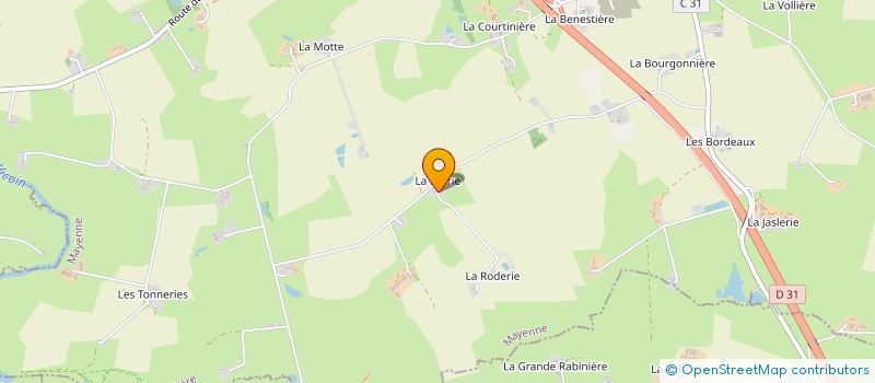 localisation de l'entreprise MADAME NATHALIE FRESNEL  LA BACONNIERE