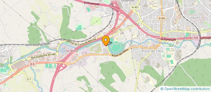 localisation de l'entreprise MADAME NATHALIE FRETIN  AIX-EN-PROVENCE