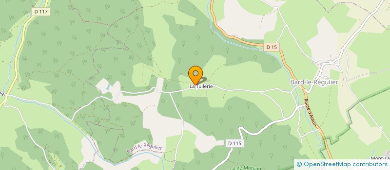 localisation de l'entreprise MADAME NATHALIE FRILLEY  BARD-LE-REGULIER