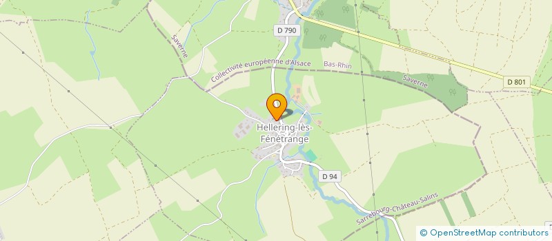 localisation de l'entreprise MADAME NATHALIE FRITZINGER  HELLERING-LES-FENETRANGE