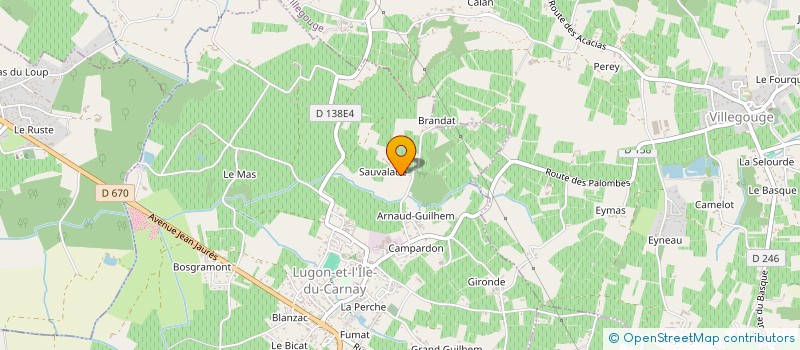 localisation de l'entreprise MADAME NATHALIE FROLICH  LUGON-ET-L'ILE-DU-CARNAY