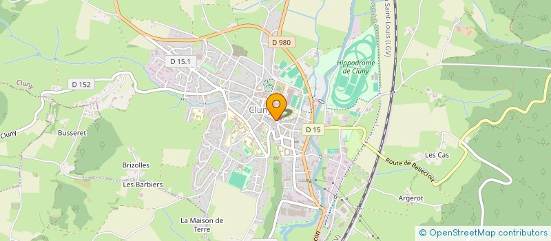 localisation de l'entreprise MADAME NATHALIE FUCHEY  CLUNY