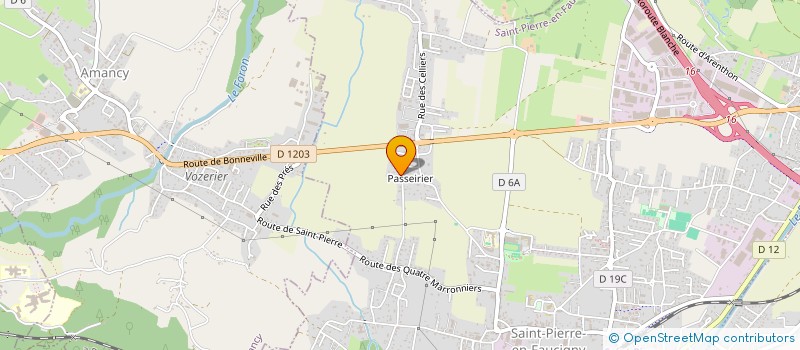 localisation de l'entreprise MADAME NATHALIE FURSTENBERGER  SAINT-PIERRE-EN-FAUCIGNY