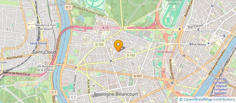 localisation de l'entreprise MADAME NATHALIE GACHES à BOULOGNE-BILLANCOURT