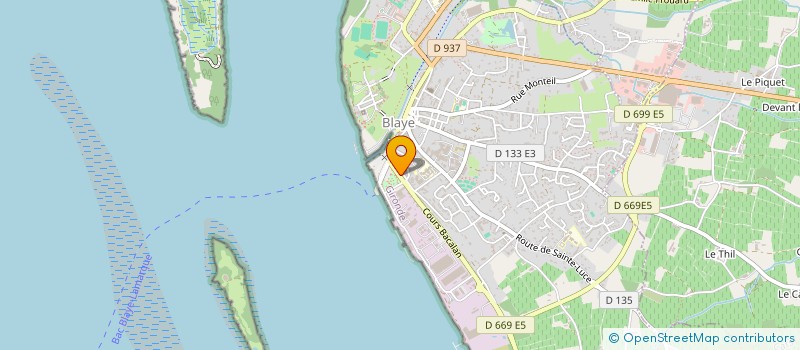 localisation de l'entreprise MADAME NATHALIE GACHET à BLAYE