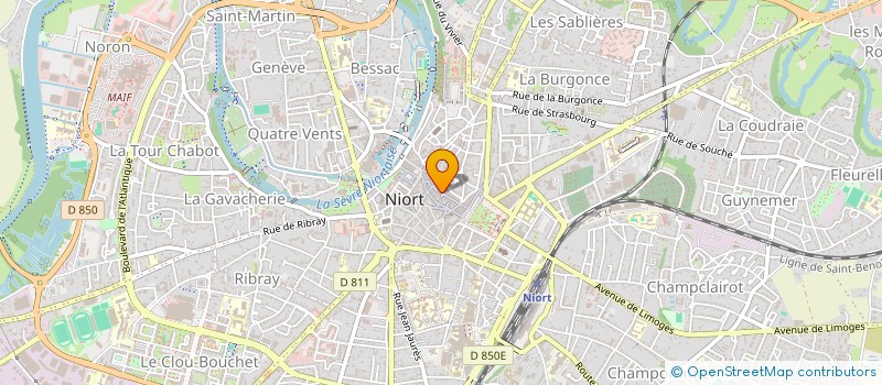 localisation de l'entreprise MADAME NATHALIE GACHIGNARD à NIORT