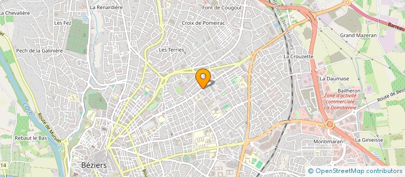 localisation de l'entreprise MADAME NATHALIE GACHON  LA GRANDE-MOTTE