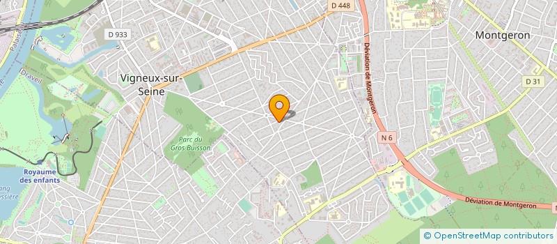 localisation de l'entreprise MADAME NATHALIE GAGNOT  VIGNEUX-SUR-SEINE