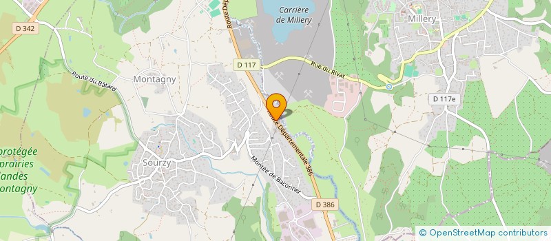 localisation de l'entreprise MADAME NATHALIE GAIDO  MONTAGNY