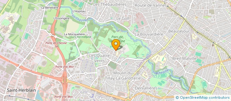 localisation de l'entreprise MADAME NATHALIE GAILLIEGUE  SAINT-HERBLAIN