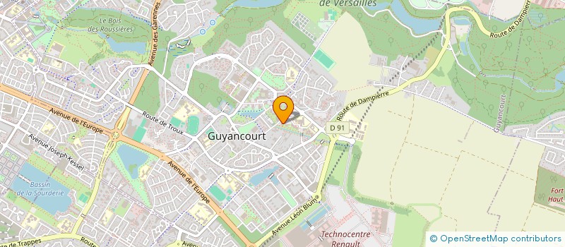 localisation de l'entreprise MADAME NATHALIE GALLY à GUYANCOURT