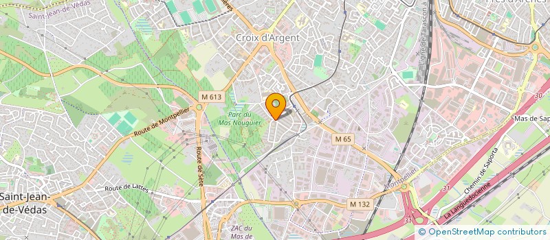 localisation de l'entreprise MADAME NATHALIE GANDON à MONTPELLIER
