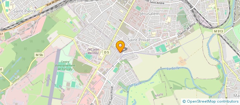 localisation de l'entreprise MADAME NATHALIE GANGLOFF  MARLY