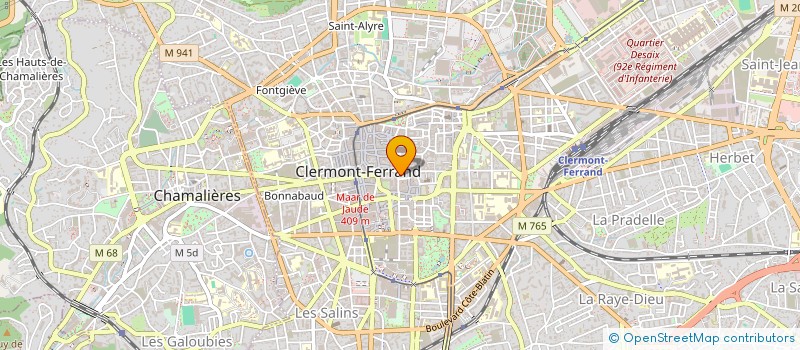 localisation de l'entreprise MADAME NATHALIE GANGNERON  CLERMONT-FERRAND