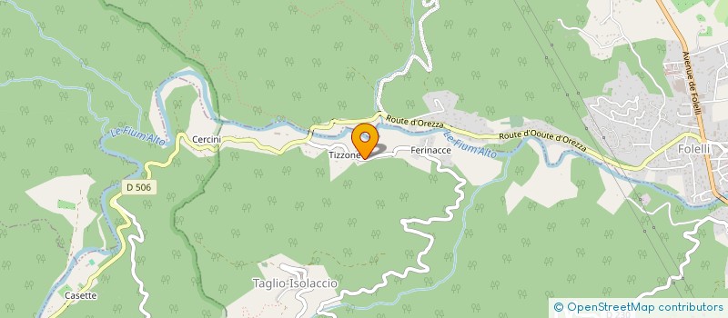 localisation de l'entreprise MADAME NATHALIE GARAND à TAGLIO-ISOLACCIO
