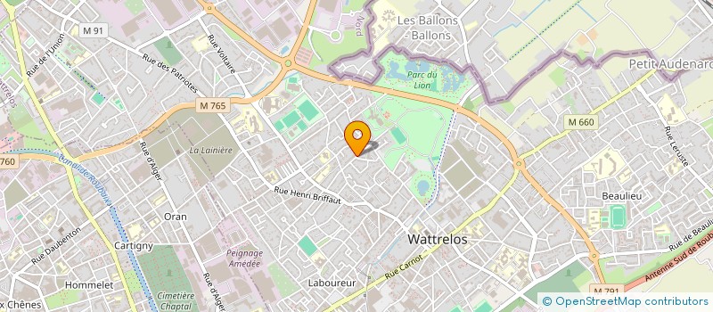 localisation de l'entreprise MADAME NATHALIE GARBE à WATTRELOS