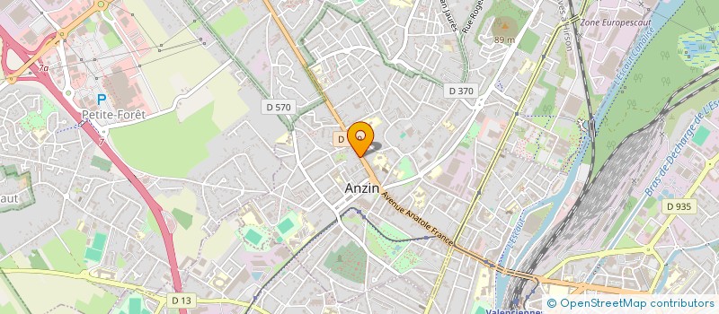 localisation de l'entreprise MADAME NATHALIE GARBUIO  ANZIN