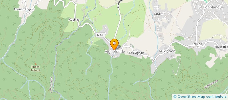 localisation de l'entreprise MADAME NATHALIE GARCES  AIGUEFONDE