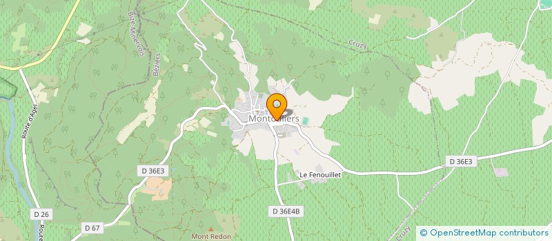 localisation de l'entreprise MADAME NATHALIE GARCIA à MONTOULIERS