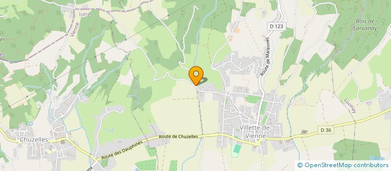 localisation de l'entreprise MADAME NATHALIE GARCIA  VILLETTE-DE-VIENNE