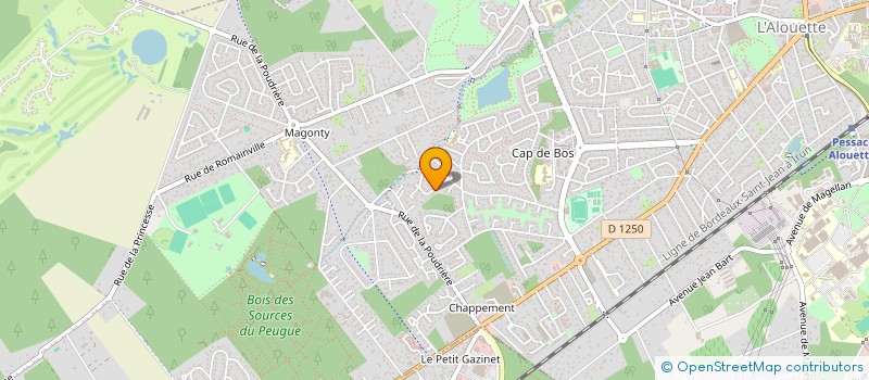 localisation de l'entreprise MADAME NATHALIE GARCIA  BORDEAUX