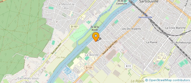 localisation de l'entreprise MADAME NATHALIE GARCIA  MONTESSON