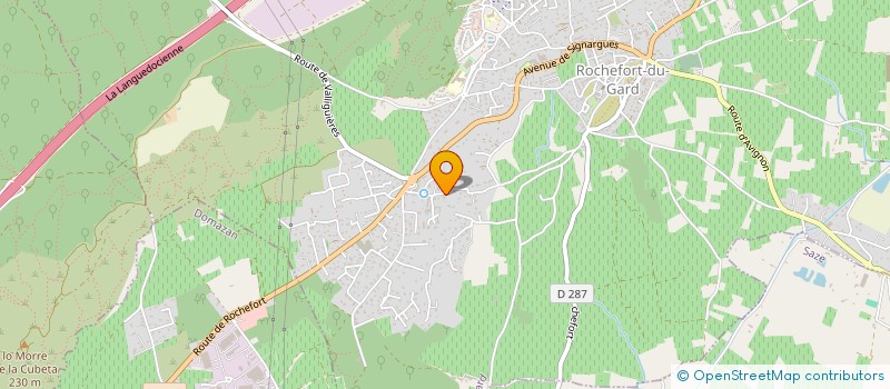 localisation de l'entreprise MADAME NATHALIE GARCIN  ROCHEFORT-DU-GARD