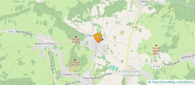 localisation de l'entreprise MADAME NATHALIE GARDE  SAINT-GENES-CHAMPANELLE