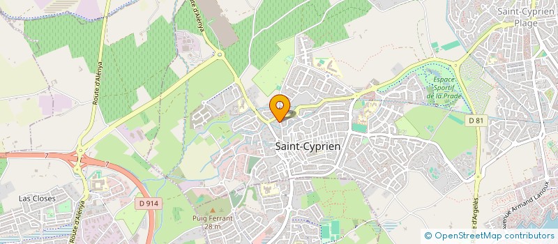 localisation de l'entreprise MADAME NATHALIE GARDEL à SAINT-CYPRIEN