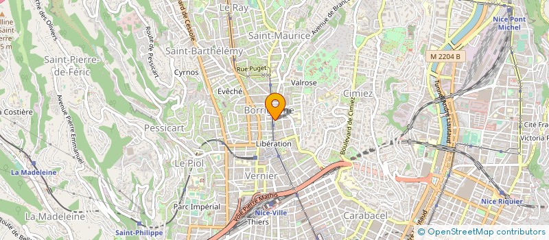 localisation de l'entreprise MADAME NATHALIE GARDES  NICE