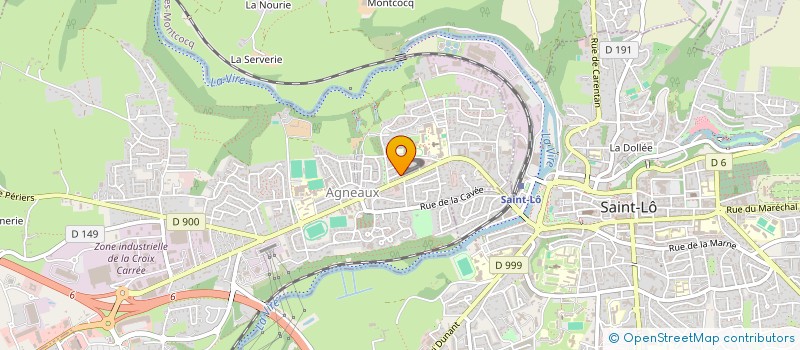 localisation de l'entreprise MADAME NATHALIE GARDIN  AGNEAUX