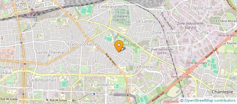 localisation de l'entreprise MADAME NATHALIE GARREAU  RENNES