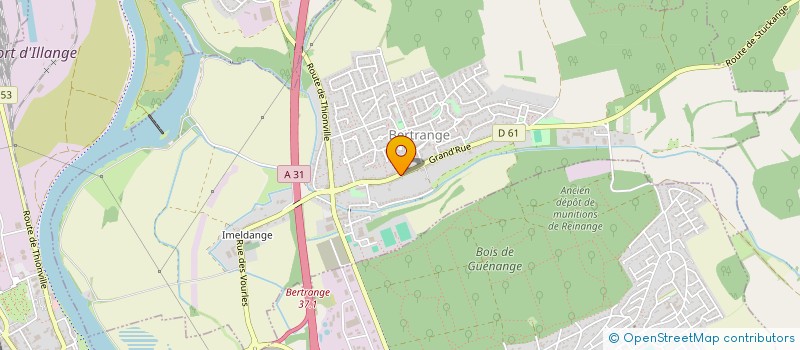 localisation de l'entreprise MADAME NATHALIE GARSOT  BERTRANGE