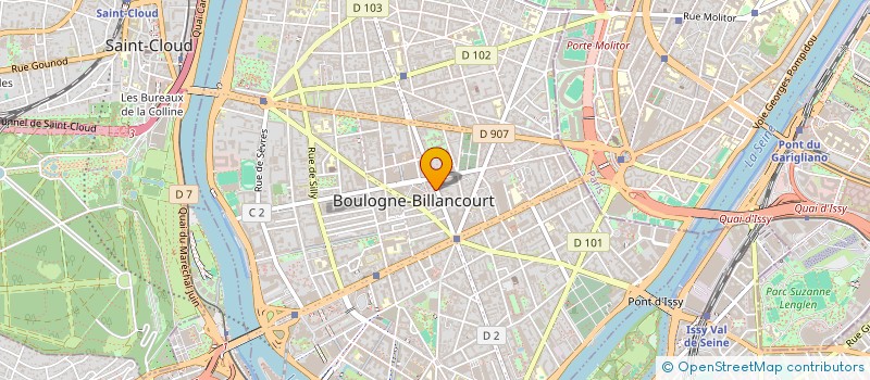 localisation de l'entreprise MADAME NATHALIE GASCH à BOULOGNE-BILLANCOURT