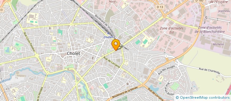localisation de l'entreprise MADAME NATHALIE GASNIER à CHOLET