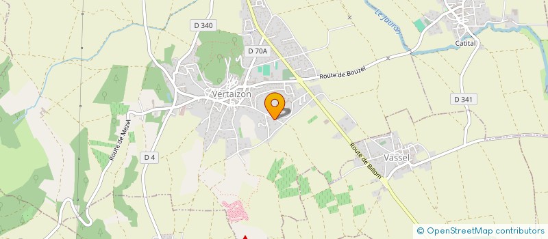 localisation de l'entreprise MADAME NATHALIE GASNIER  VERTAIZON