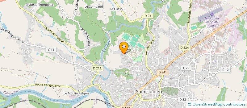 localisation de l'entreprise MADAME NATHALIE GASSE à SAINT JUNIEN