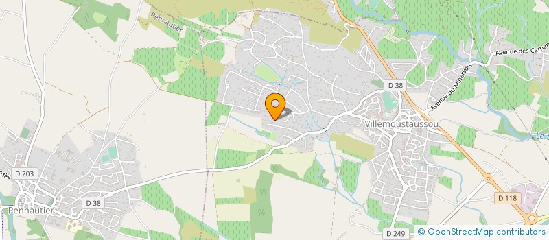 localisation de l'entreprise MADAME NATHALIE GASTOU  VILLEMOUSTAUSSOU