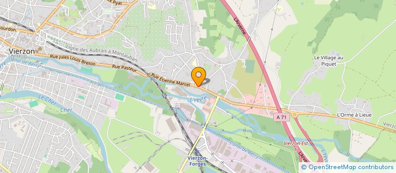 localisation de l'entreprise MADAME NATHALIE GATINOIS  VIERZON