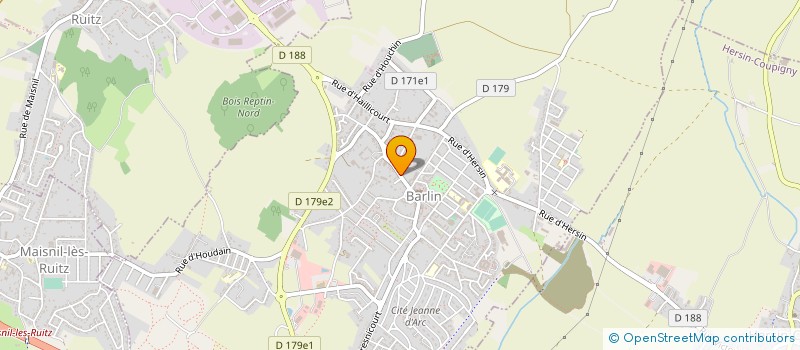 localisation de l'entreprise MADAME NATHALIE GAUDRY à BARLIN