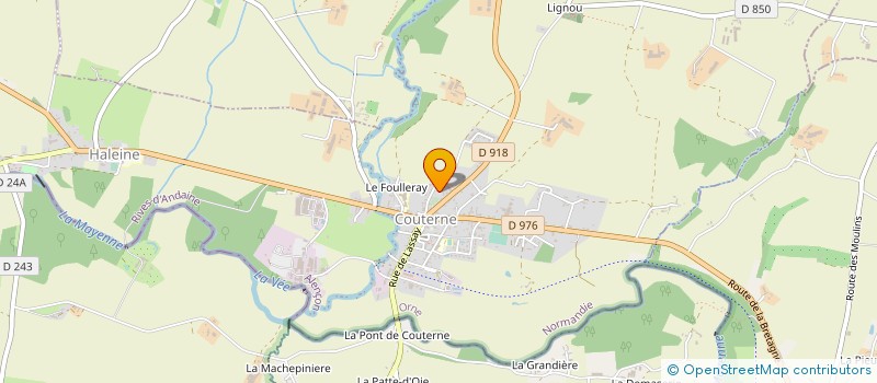 localisation de l'entreprise MADAME NATHALIE GAULTIER à RIVES D'ANDAINE