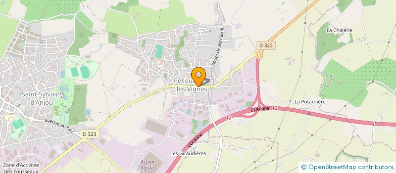 localisation de l'entreprise MADAME NATHALIE GAUMONT  VERRIERES-EN-ANJOU