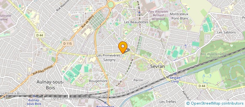 localisation de l'entreprise MADAME NATHALIE GAUMY à SEVRAN