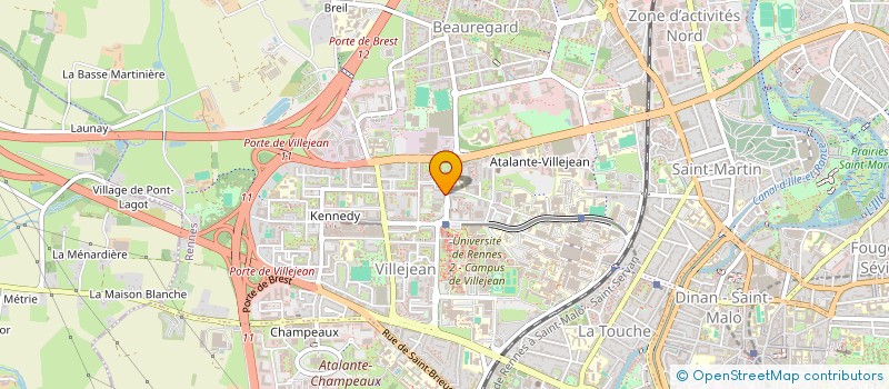 localisation de l'entreprise MADAME NATHALIE GAUTHIER  RENNES