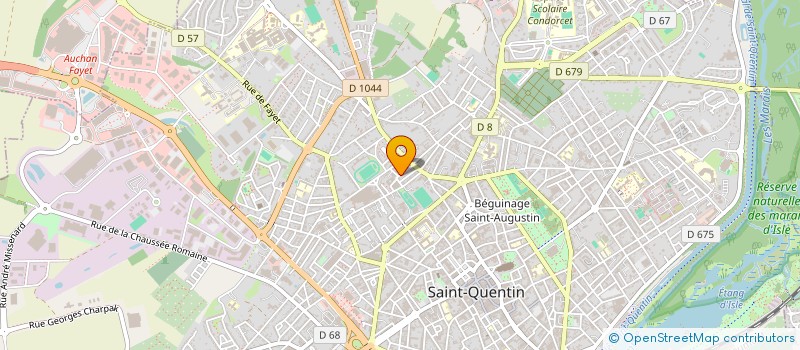 localisation de l'entreprise MADAME NATHALIE GAUTIER à SAINT-QUENTIN