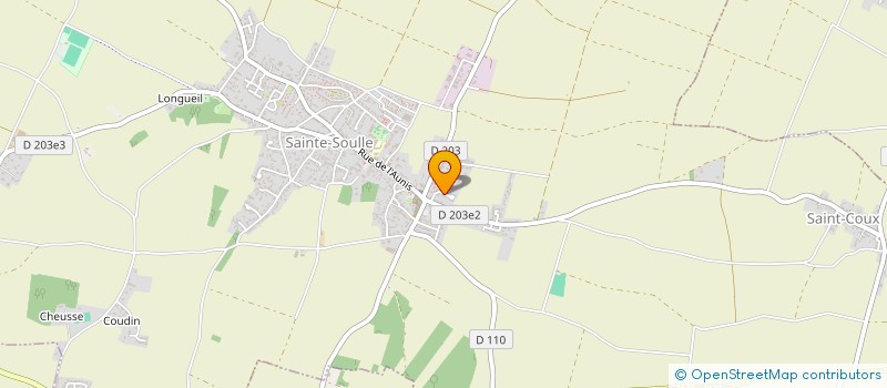 localisation de l'entreprise MADAME NATHALIE GAUTIER  SAINTE-SOULLE